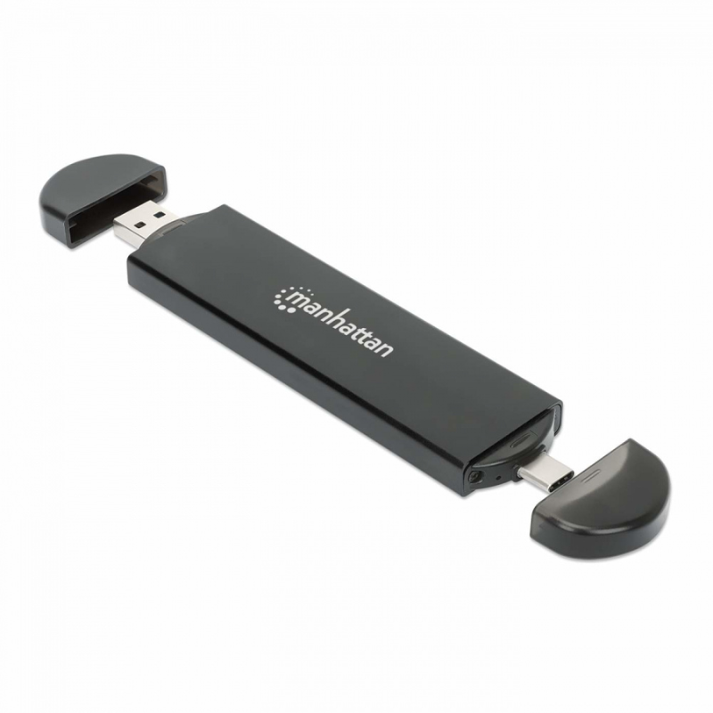 Gabinete Sdd, USB-A / USB-C M.2 Nvme/sata - 1 X SSD Admitido - Aluminio