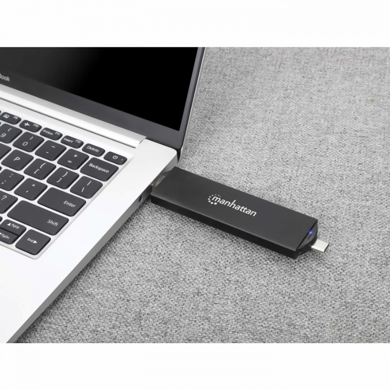 Gabinete Sdd, USB-A / USB-C M.2 Nvme/sata - 1 X SSD Admitido - Aluminio