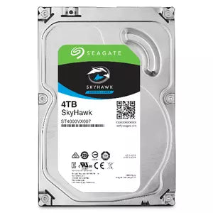 Disco Duro Interno 4TB 3.5" SATA 6gb/s 5400rpm 256mb, 24x7, para Dvr y Nvr 1-16 Bahías, 1-64 Camaras Hd, 3 Años de Garantía, Skyhawk™ Surveillance Seagate