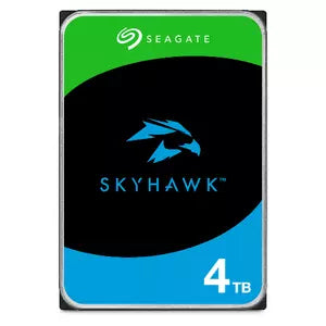 Disco Duro Interno 4TB 3.5" SATA 6gb/s 5400rpm 256mb, 24x7, para Dvr y Nvr 1-16 Bahías, 1-64 Camaras Hd, 3 Años de Garantía, Skyhawk™ Surveillance Seagate