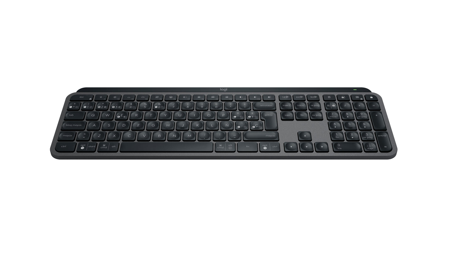 Logitech Mx Keys S Teclado - Inalámbrico Conectividad - USB Interfaz - Membrana/tijeras Llave de Contacto - Bluetooth - 10m - Windows 10, Windows 11, Macos 10.15, Chromeos, Linux, Ipados 14, Android