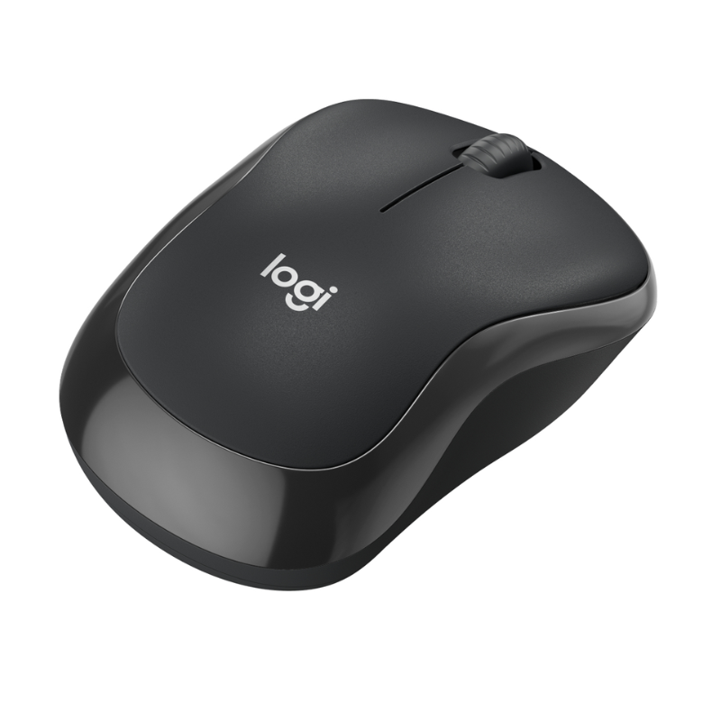 Mouse Logitech Silent M240 Travel - Bluetooth - Óptico - 3 Botón(es) - Grafito - Inalámbrico - Simétrico