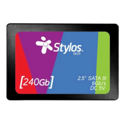 Unidad Estado Solido Stylos 240GB /sata Iii / 6gb/s / 2.5 / 7MM