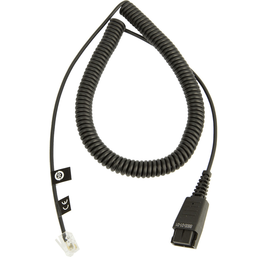 Cable Jabra 8800-01-01 | 2m Desconexión Rápida, Compatible con Teléfonos