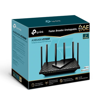 Router Inalámbrico TP-Link Archer AXE75 | Wi-Fi 6E, 675 Mbps, Tribanda