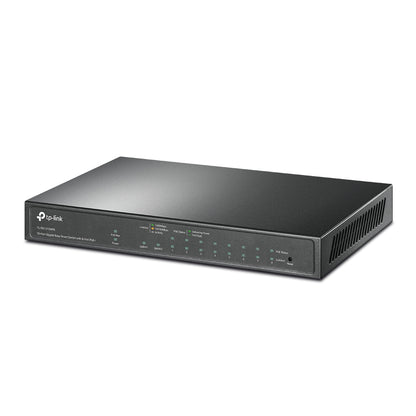 TP-LINK Easysmart TL-SG1210MPE 10 Puertos Gestionable Conmutador Ethernet - Gigabit Ethernet - 10/100/1000base-t, 1000BASE-X - 2 Capa Compatible - Modular - 1 Ranuras Sfp - 7.66w Power Consumption -