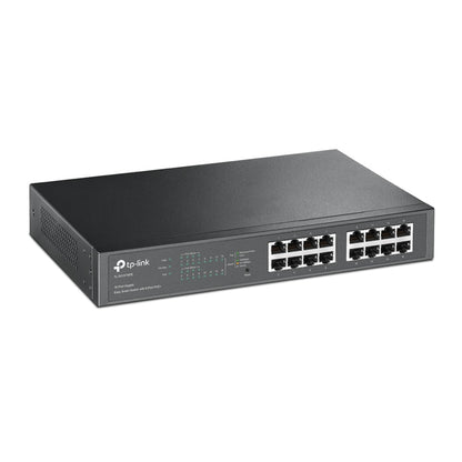 Conmutador TP-Link TL-SG1016PE | 16 Puertos Gigabit, 110W PoE