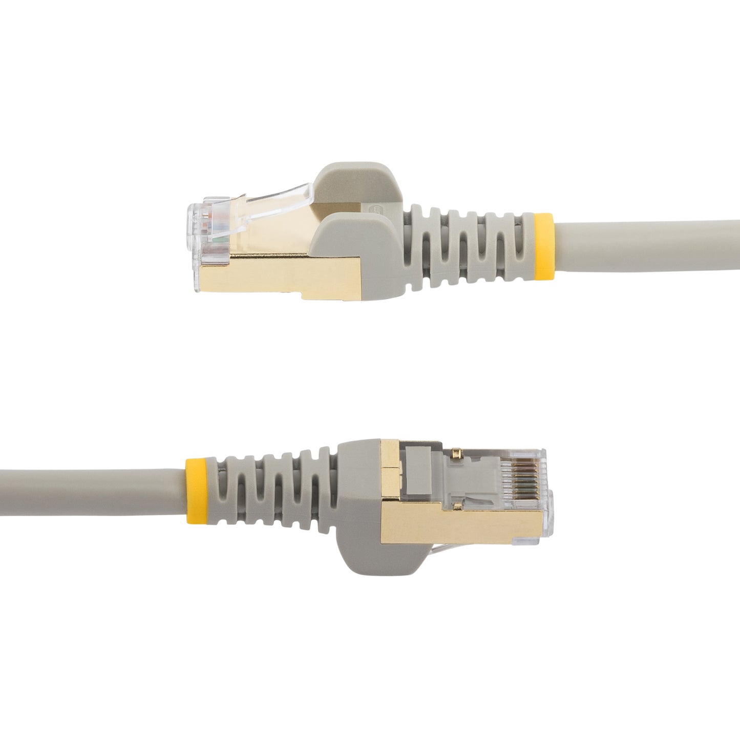 Startech.com Cable de 15CM de Red Ethernet Cat6a Blindado Stp - Gris - Cable For Base de Conexión, Dispositivo de Red, Portátil, Computadora de Escritorio, Hub, Conmutador, Router, Servidor de