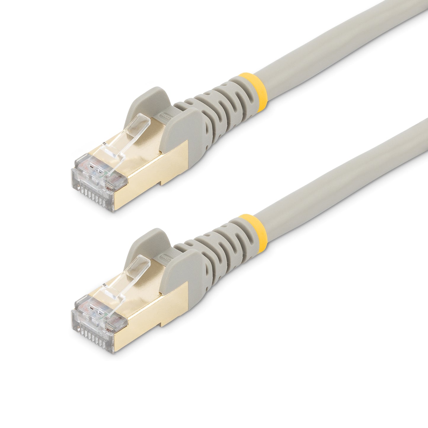 Startech.com Cable de 15CM de Red Ethernet Cat6a Blindado Stp - Gris - Cable For Base de Conexión, Dispositivo de Red, Portátil, Computadora de Escritorio, Hub, Conmutador, Router, Servidor de
