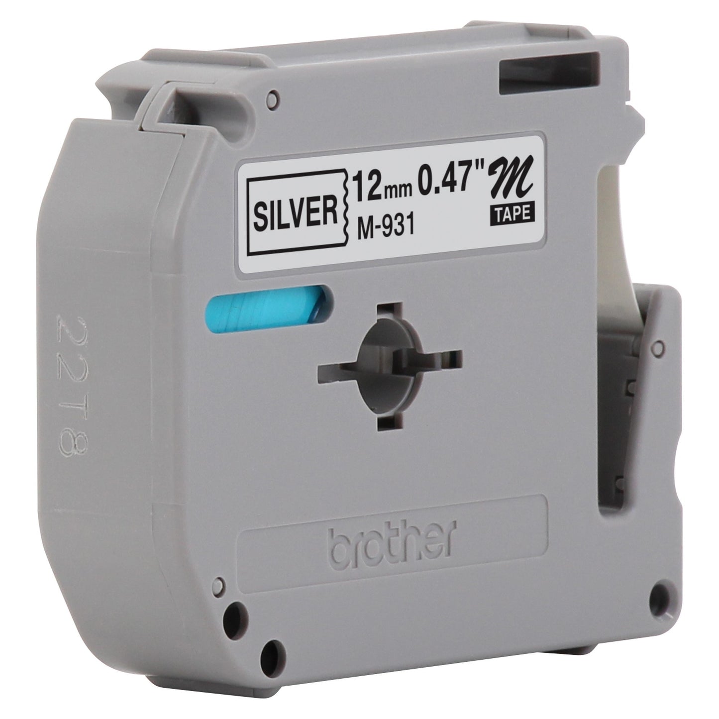 Cinta para Etiquetas Brother M931 | 12.70MM Ancho, Térmica Plata No Laminada