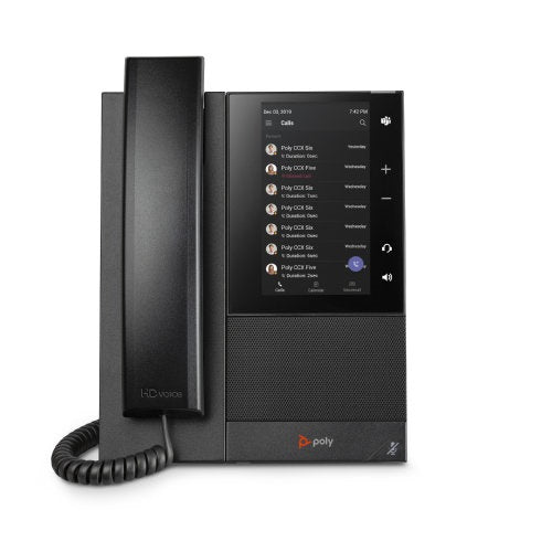 Teléfono de Negocios HP Poly CCX 505 | Compatible con Microsoft Teams, POE-Enabled