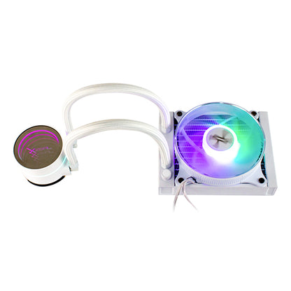 Enfriamiento Líquido Xzeal XZCO409W | 1 Fan 120mm, RGB, 800-2200 RPM, Intel/AMD