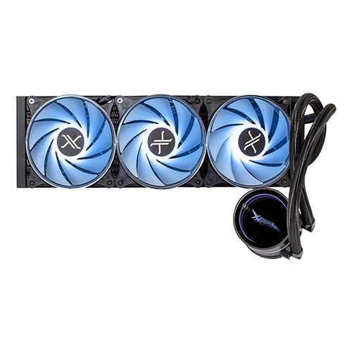 Enfriamiento Líquido Xzeal XZCO411B | 3 Ventiladores 120mm, 800-2200 RPM, ARGB