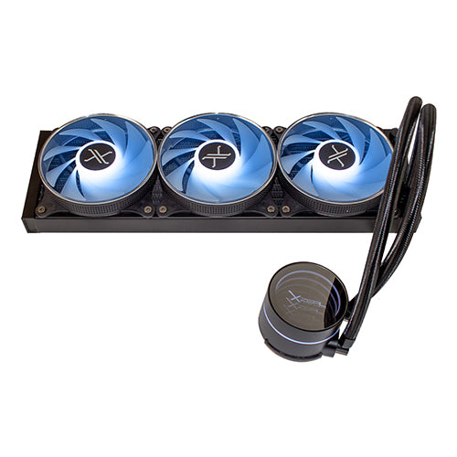 Enfriamiento Líquido Xzeal XZCO411B | 3 Ventiladores 120mm, 800-2200 RPM, ARGB