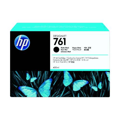 Hp 761 400ml Negro Mate Tinta Amplio Formato Cm991a