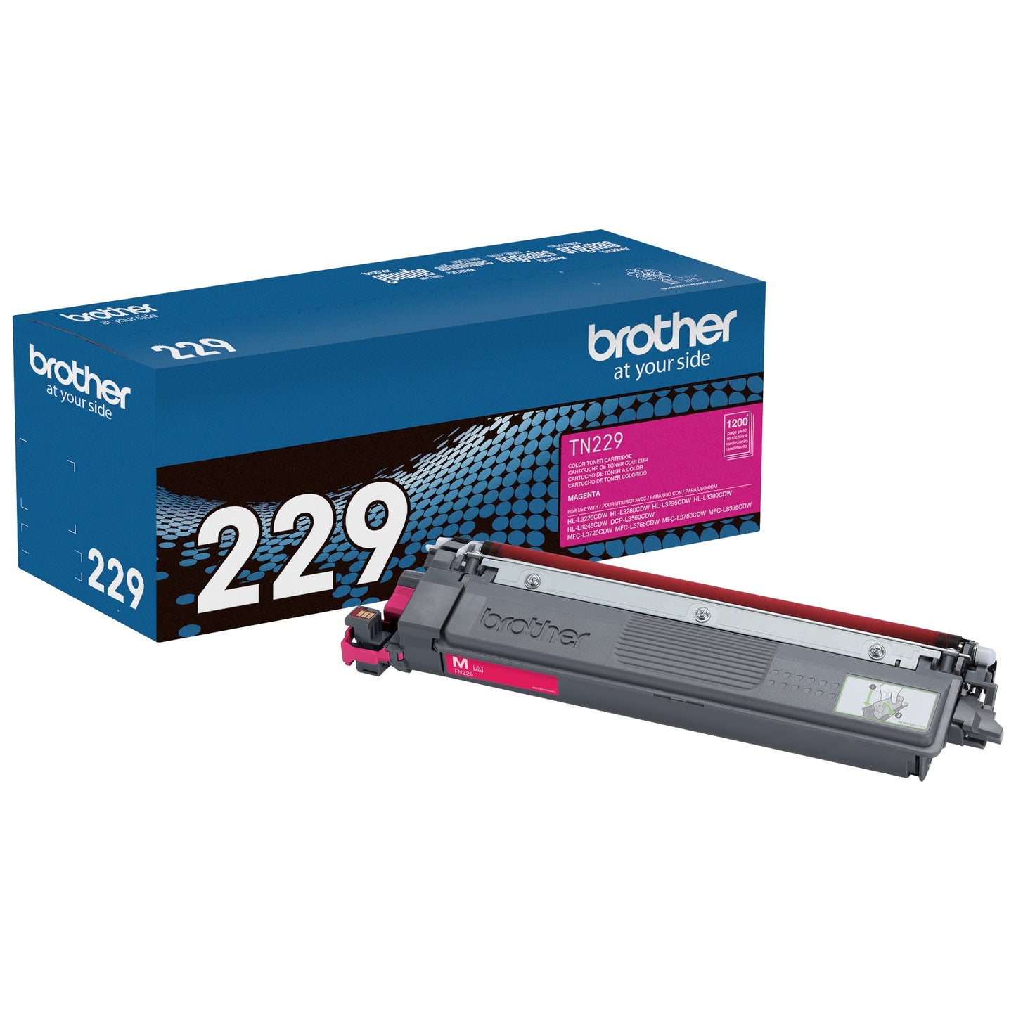 Cartucho de Tóner Brother TN229M | Magenta, Rendimiento Estándar