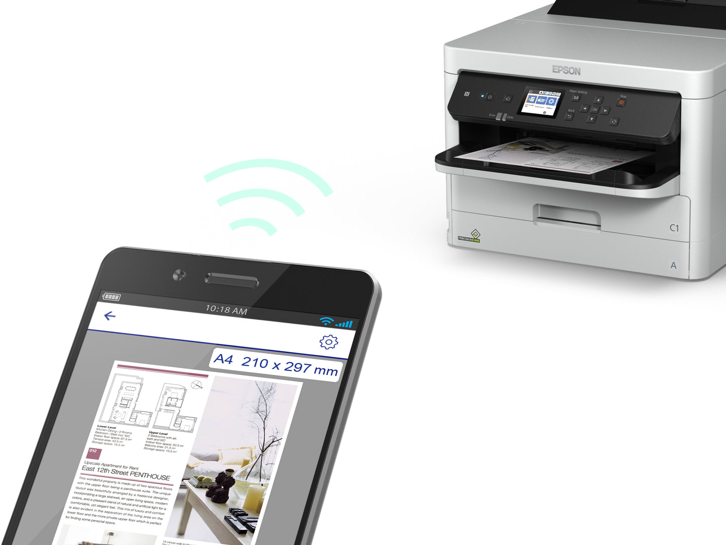Bolsa de Tinta Epson T01C200 | Cyan, 5,000 Páginas