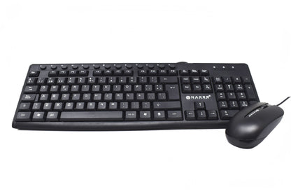 Kit Teclado y Mouse Naceb NA-112N | USB, Óptico, Diseño QWERTY