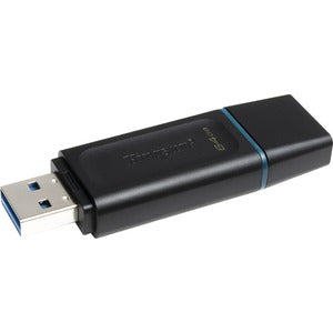 USB 3.2 Memoria Kingston 64GB Datatraveler Exodia ( Negro-verde)