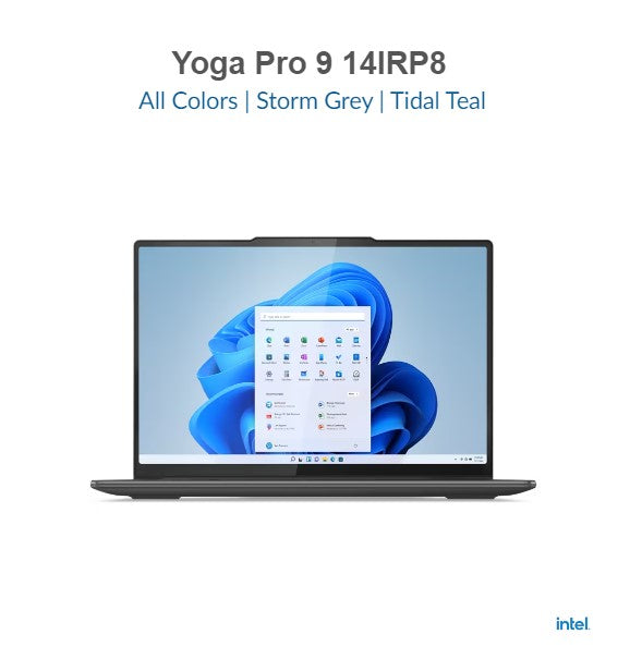 Portátil - Lenovo Yoga Pro 9 14irp8 83bu0002lm 36.8CM (14.5") Pantalla Táctil - 3k - Intel Core I7 13a Gen - Intel Evo Platform - 16GB - 1TB SSD - Español Teclado - Gris - Intel Chip - 3072 X 1920 -