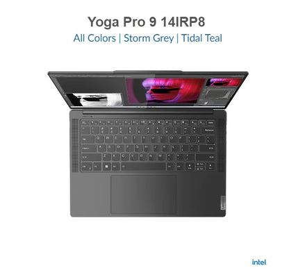 Portátil - Lenovo Yoga Pro 9 14irp8 83bu0002lm 36.8CM (14.5") Pantalla Táctil - 3k - Intel Core I7 13a Gen - Intel Evo Platform - 16GB - 1TB SSD - Español Teclado - Gris - Intel Chip - 3072 X 1920 -