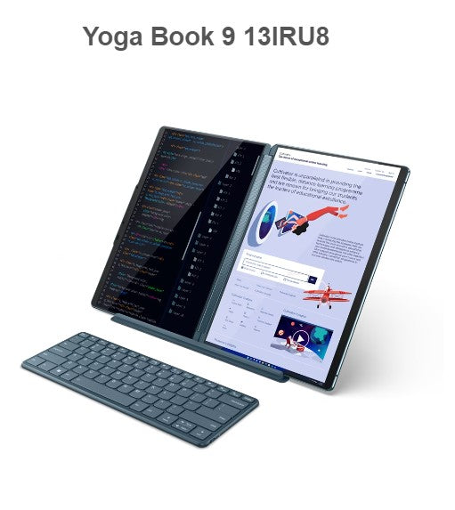 Computadora Portátil 2 en 1 Convertible - Lenovo Yoga Book 9 13iru8 82yq000clm 33.8CM (13.3") Pantalla Táctil - 2.8k - Intel Core I7 13a Gen I7-1355U - Intel Evo Platform - 16GB - 1TB SSD - Español