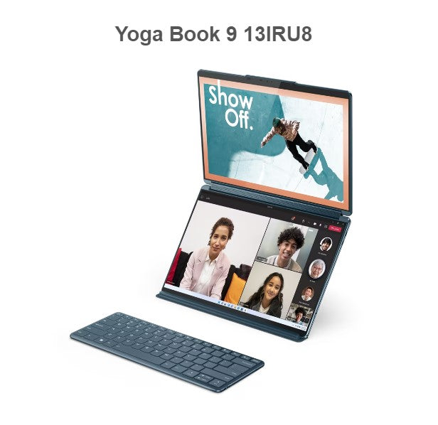 Computadora Portátil 2 en 1 Convertible - Lenovo Yoga Book 9 13iru8 82yq000clm 33.8CM (13.3") Pantalla Táctil - 2.8k - Intel Core I7 13a Gen I7-1355U - Intel Evo Platform - 16GB - 1TB SSD - Español