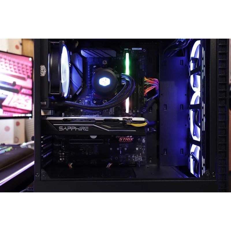 Gabinete Naceb Hydra NA-0602 | Cristal Templado, RGB Full Tower ATX, USB 3.0