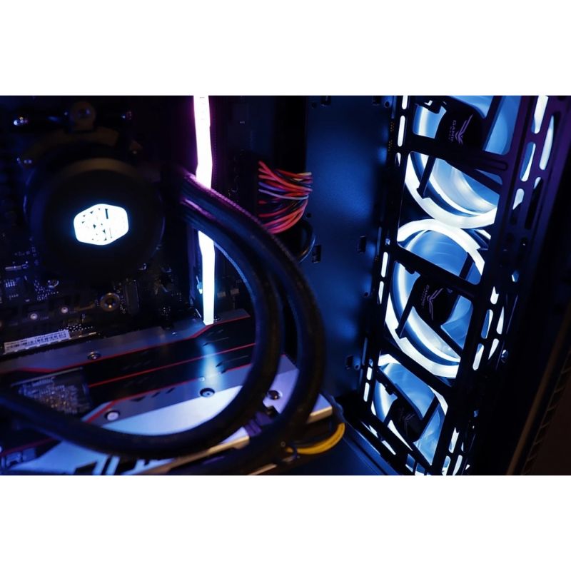 Gabinete Naceb Hydra NA-0602 | Cristal Templado, RGB Full Tower ATX, USB 3.0