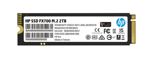 Disco Estado Sólido HP FX700 | 2TB, M.2 PCIe Gen 4x4 NVMe 2280
