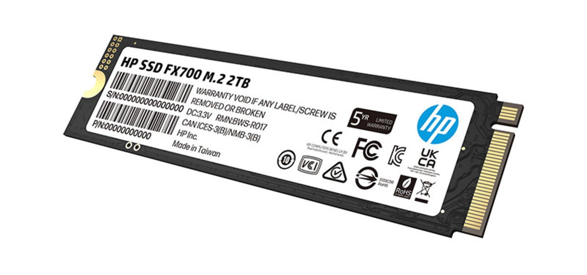 Disco Estado Sólido HP FX700 | 2TB, M.2 PCIe Gen 4x4 NVMe 2280
