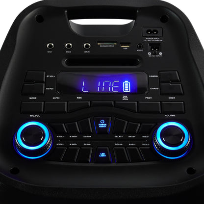 Altavoces Bluetooth Game Factor KSP-600 | 80W RMS, Batería Recargable
