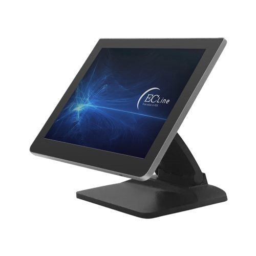 Monitor Touch Screen Miniprinter Térmica EC-TS-1238 | 12", 1024x768, USB y VGA