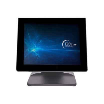Monitor Touch Screen Miniprinter Térmica EC-TS-1238 | 12", 1024x768, USB y VGA