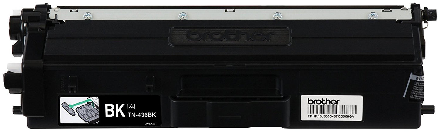 Cartucho de Tóner Brother Tn436bk Estándar Rendimiento Láser - Negro - Original - 1 Solamente - Láser - Estándar Rendimiento - 1 Solamente