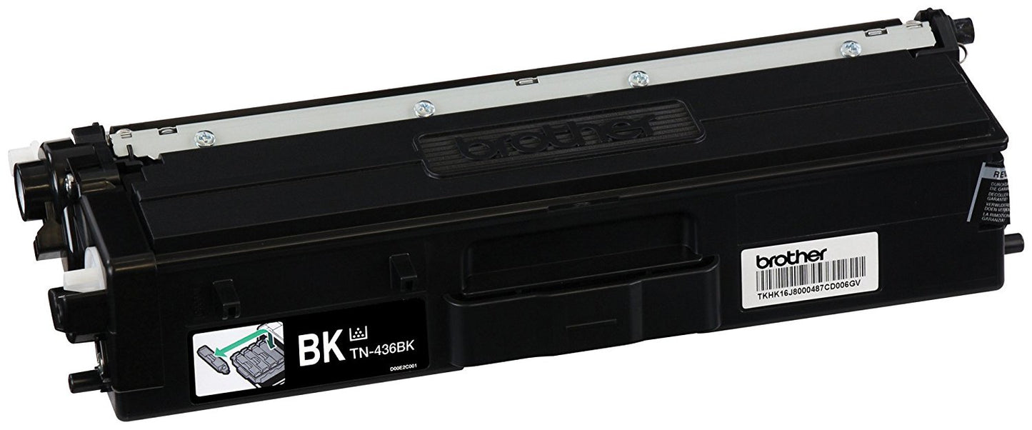 Cartucho de Tóner Brother Tn436bk Estándar Rendimiento Láser - Negro - Original - 1 Solamente - Láser - Estándar Rendimiento - 1 Solamente