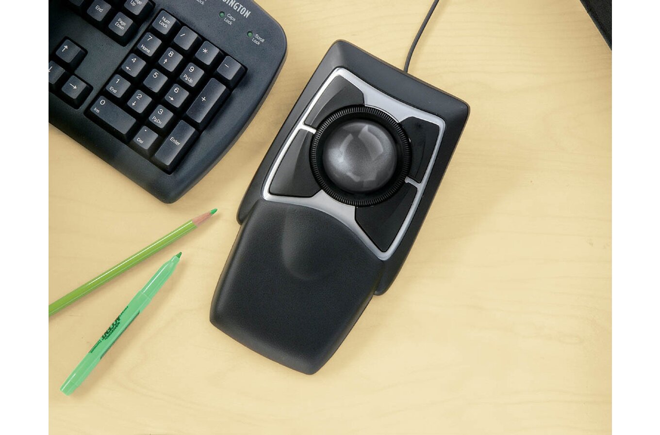 Mouse Trackball Kensington K64325 | Óptico, 400 DPI, 4 Botones