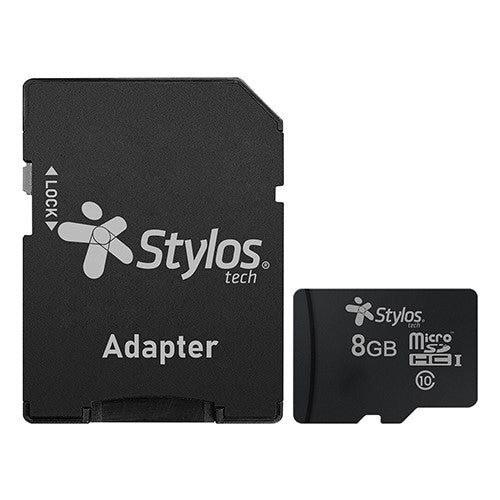 Tarjeta Micro SD Xzeal STMSD81B | 8GB, Clase 10 con Adaptador Negro