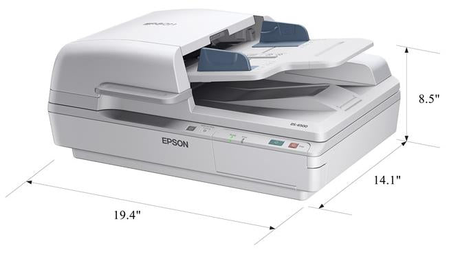 Escáner Epson Workforce DS-6500 | 1200 DPI, 25 PPM