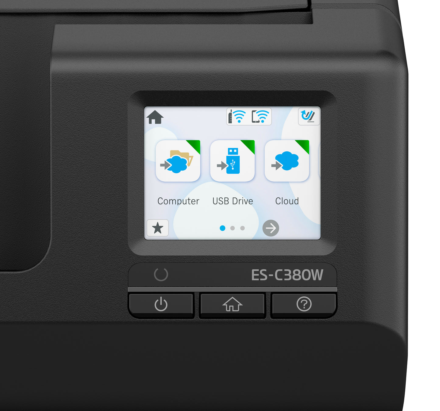 Escáner Epson Workforce ES-C380W | 600 DPI, 30 PPM Portátil