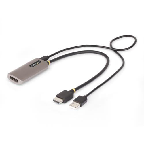 Adaptador StarTech.com HDMI 2.1 a DisplayPort 1.4 | 8K 60Hz, 30CM