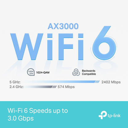 Router Inalámbrico TP-Link Deco X50 Pro | Wi-Fi 6, Banda Dual, 384 Mbps (2-Pack)