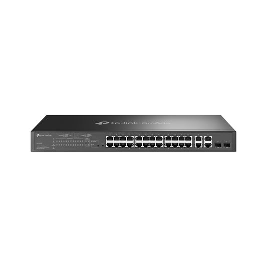 Conmutador TP-Link Jetstream SL2428P | 24 Puertos Gigabit, 2 Ranuras SFP