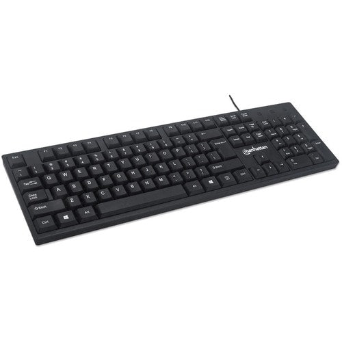 Teclado con Cable Intellinet 179324 | 104 Teclas, Diseño Ergonómico