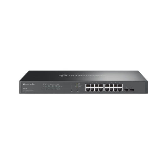 Conmutador TP-Link SG2218P | 16 Puertos Gigabit, 2 Ranuras SFP