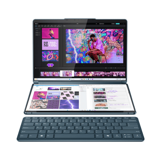 Computadora Portátil 2 en 1 Convertible - Lenovo Yoga Book 9 13imu9 83ff001plm 33.8CM (13.3") Pantalla Táctil - 2.8k - Intel Core Ultra 7 155u - Intel Evo Platform - 16GB - 1TB SSD - Español Teclado