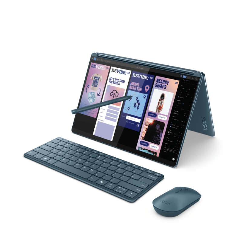 Computadora Portátil 2 en 1 Convertible - Lenovo Yoga Book 9 13imu9 83ff001plm 33.8CM (13.3") Pantalla Táctil - 2.8k - Intel Core Ultra 7 155u - Intel Evo Platform - 16GB - 1TB SSD - Español Teclado