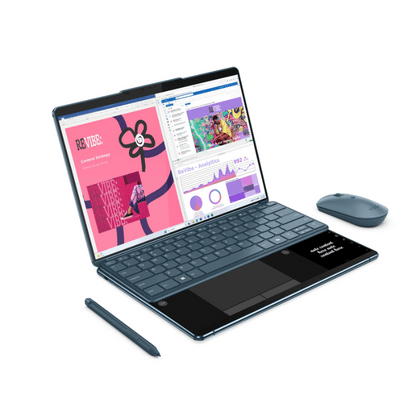 Computadora Portátil 2 en 1 Convertible - Lenovo Yoga Book 9 13imu9 83ff001plm 33.8CM (13.3") Pantalla Táctil - 2.8k - Intel Core Ultra 7 155u - Intel Evo Platform - 16GB - 1TB SSD - Español Teclado