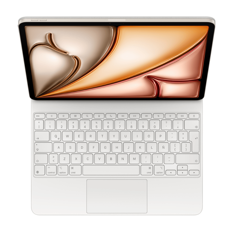 Estuche de Teclado/cubierta Apple Magic para 33CM (13") Tableta - Blanco - Voladizo