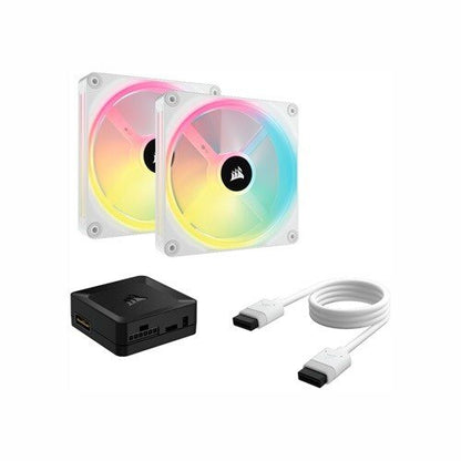 Ventiladores Corsair CO-9051008-WW | Kit 2 Pzs, Iluminación RGB